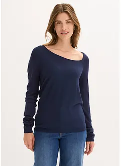 Maglione in misto viscosa fluente, bonprix