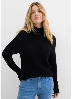 Maglione in filato fine di puro cotone biologico, bonprix