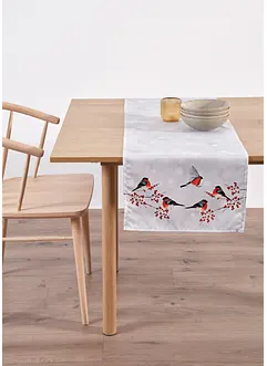 Runner da tavola con uccellini invernali, bonprix