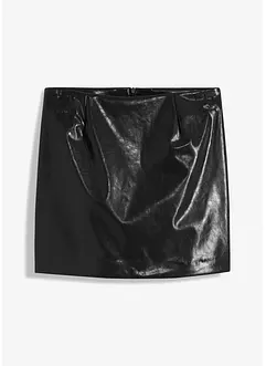 Gonna corta in similpelle, bonprix