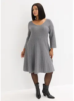 Abito in maglia di misto viscosa fluente, bonprix