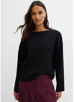 Maglia a coste a maniche lunghe, bonprix