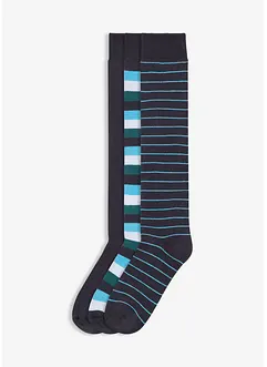 Calzettoni termici con interno in spugna morbida e cotone biologico (pacco da 3 paia), bonprix