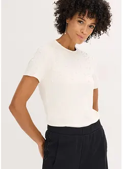 Maglia con perle, bonprix