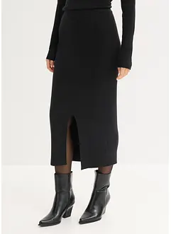 Gonna in filato fine di misto viscosa morbido, bonprix