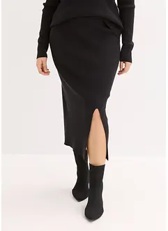 Gonna in filato fine di misto viscosa morbido, bonprix