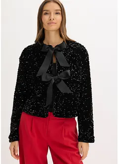 Giacca corta con paillettes, bonprix