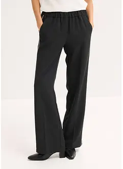Pantaloni a palazzo con bande decorative, bonprix