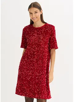 Miniabito con effetto lucido, bonprix