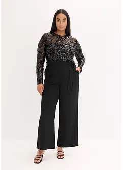Tuta elegante con paillettes, bonprix