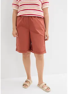 Bermuda in misto cotone paper touch, bonprix