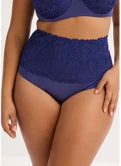 Panty a vita alta con pizzo delicato, bonprix