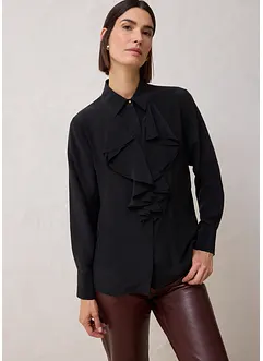 Blusa con seta, bonprix