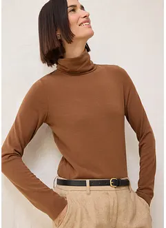 Maglia dolcevita in misto lana, bonprix