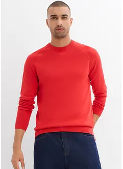 Maglione in filato fine di puro cotone (pacco da 2), bonprix