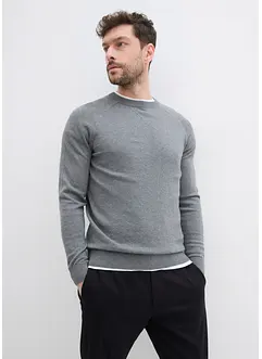 Maglione in filato fine di puro cotone (pacco da 2), bonprix