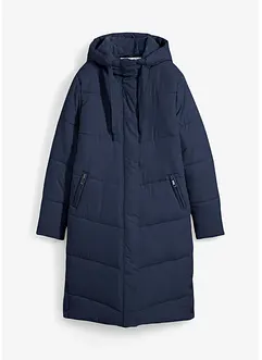 Giubbotto trapuntato con fodera teddy al cappuccio, bonprix