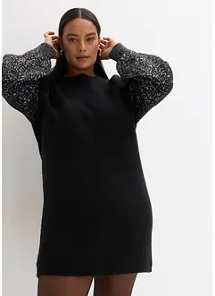 Abito in maglia con effetto glitterato, bonprix