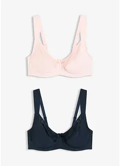 Reggiseno con ferretto (pacco da 2), bonprix