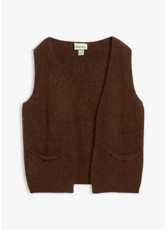 Gilet in filato grosso con lana d'alpaca, bonprix