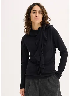 Maglione in filato fine di misto viscosa fluente, bonprix