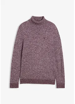 Maglione a collo alto con cotone, bonprix