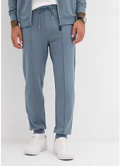 Pantaloni in felpa con piega cucita, bonprix