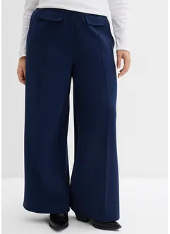 Pantaloni bootcut in misto viscosa leggermente lucido, bonprix