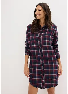 Camicia da notte in flanella con abbottonatura, bonprix