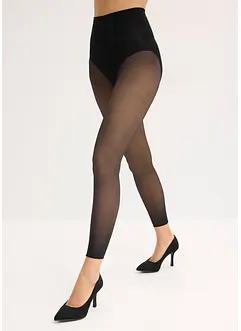 Leggings termici con effetto trasparente, modellanti sul ventre e push-up, 50 DEN, bonprix