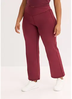 Pantaloni sportivi termici a gamba dritta in tessuto morbido, bonprix