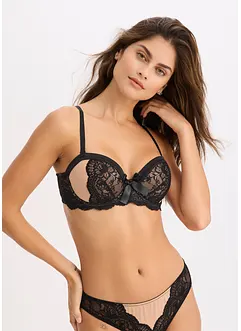 Reggiseno a balconcino in pizzo delicato, bonprix