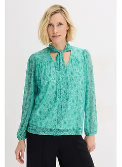 Maglia a maniche lunghe in mesh delicato, bonprix