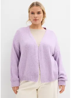 Cardigan oversize corto in filato grosso, bonprix