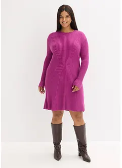 Abito midi in morbida maglia di misto viscosa, bonprix