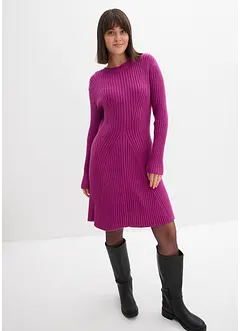 Abito midi in morbida maglia di misto viscosa, bonprix