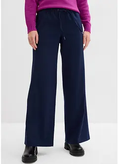 Pantaloni effetto lana con elastico in vita, bonprix