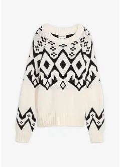 Maglione norvegese oversize, bonprix