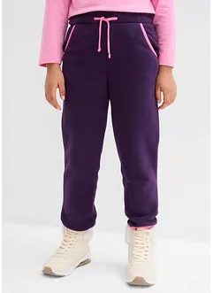 Pantaloni da jogging in pile, bonprix