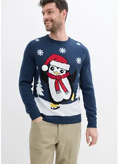 Maglione con motivo natalizio, bonprix