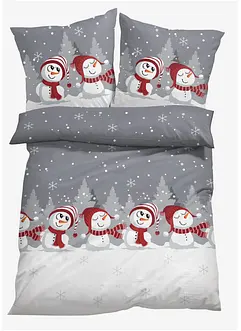 Biancheria da letto con pupazzi di neve, bonprix