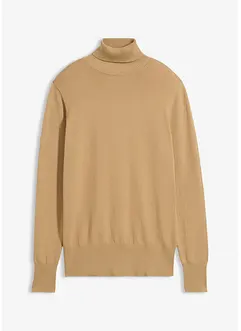 Maglione a collo alto in filato fine, bonprix