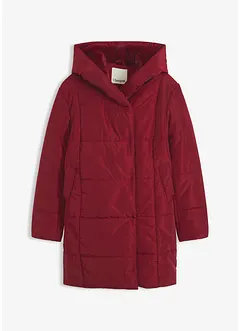 Giacca trapuntata con inserto in pelliccia sintetica, bonprix