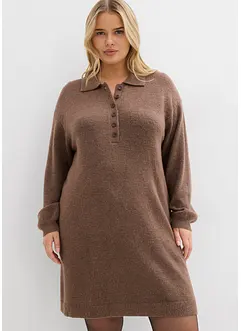 Abito in maglia corto con bottoni, bonprix