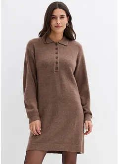 Abito in maglia corto con bottoni, bonprix