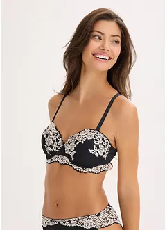 Reggiseno a balconcino in pizzo bicolore (pacco da 2), bonprix