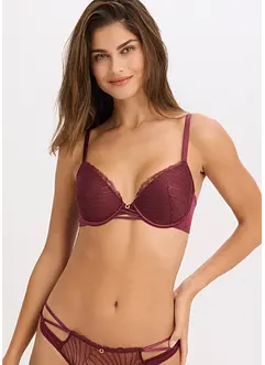 Reggiseno con coppe preformate e ricamo raffinato, bonprix