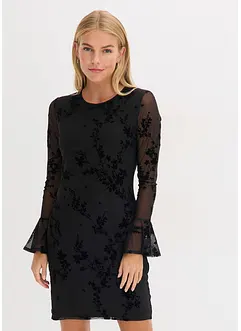 Miniabito con mesh, bonprix