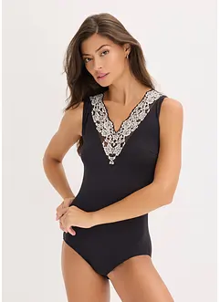 Body senza ferretto in modal morbido con pizzo, bonprix