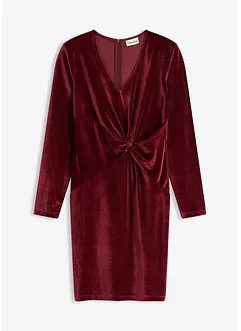 Miniabito in velluto lucido, bonprix